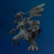 Zekrom on the Pokémon Go Electric-type background.